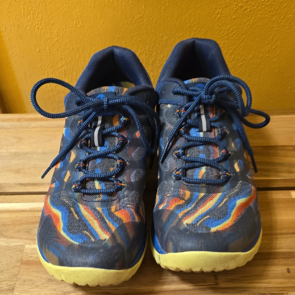 Merrell Kids Navy Blue Sneakers with Multicolor Wave Accents